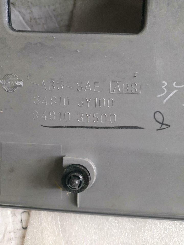 Nissan Maxima Nummerschild Halter Hinten