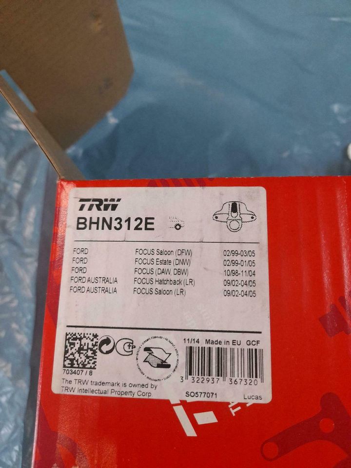 Ford Focus Bremssattel Hinten Links