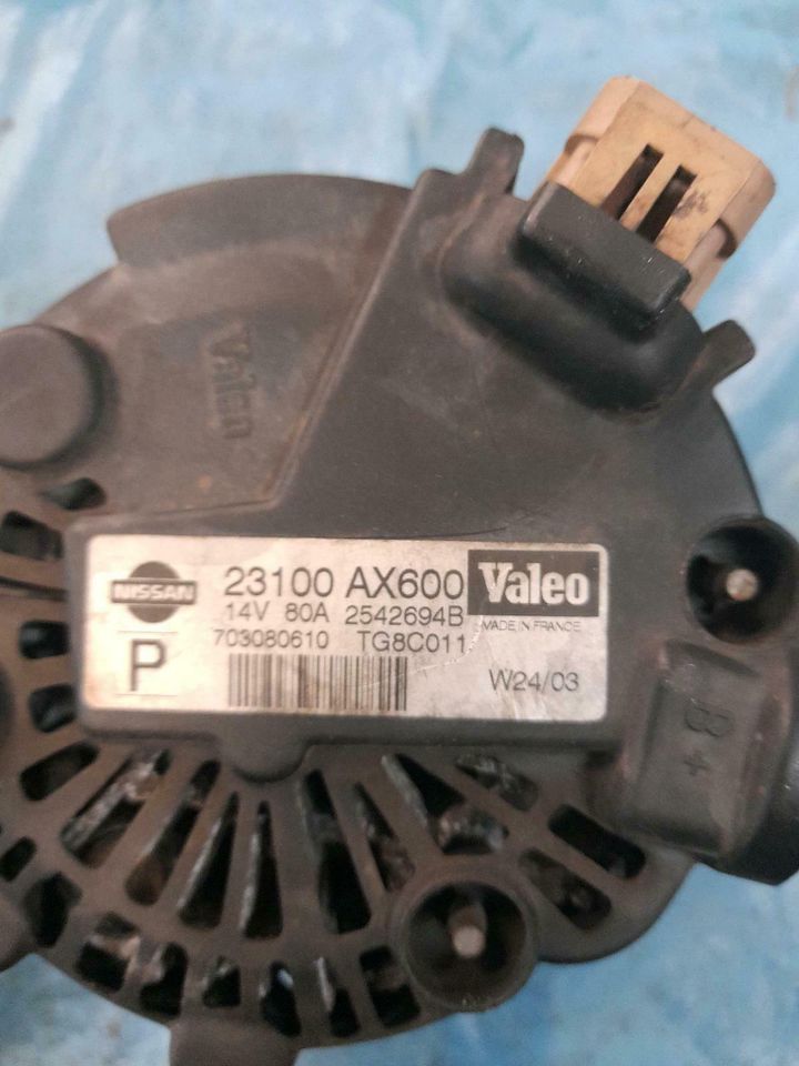 Nissan Micra K 12 1.2i Lichtmaschiene